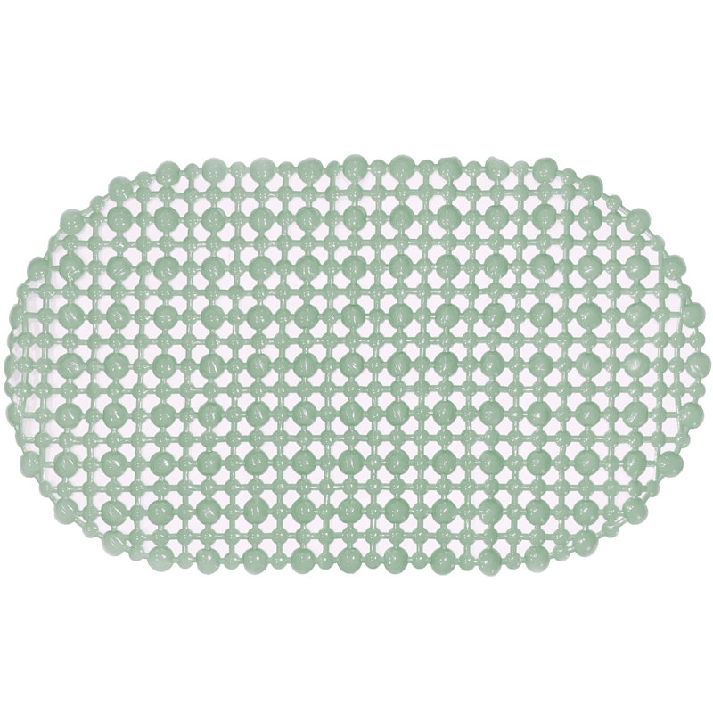 Castaldo Plastic Non-Slip Shower Mat, Sage