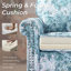 Fauteuil rembourré en mélange de coton-736640152