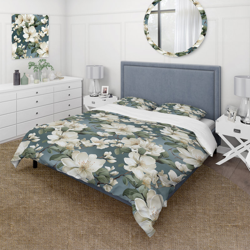 Ensemble de housse de couette Pickels, Housse de couette pour grand lit et 2 taies décor