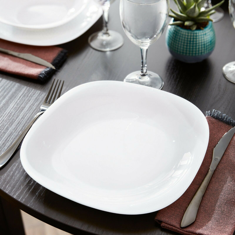 18 Piece Dinnerware Set - Service for 6, White