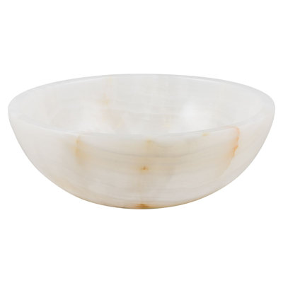 Belfry Bathroom Bruno 520mm L x 520mm W Green Stone Circular Sink