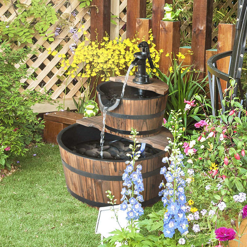 Papillon Weather Resistant Wood Garden Statue
