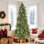  Arbre de Noël artificiel épinette vert non éclairé