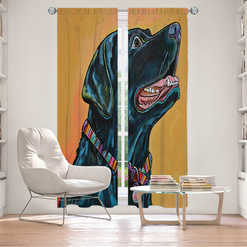 Ensemble de rideaux en polyester 2 pièces Bossert, L 20 po x L 82 po