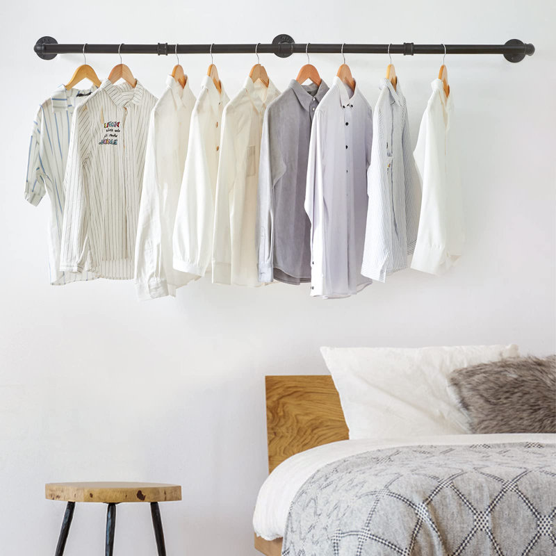 178cm Wall Mounted Clothes Rack