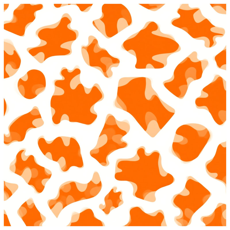 Édredon orange à motif camouflage, Twin
