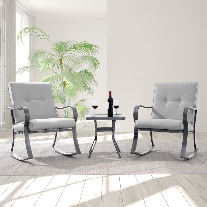 Romarin Rocking Chair with Cushions
