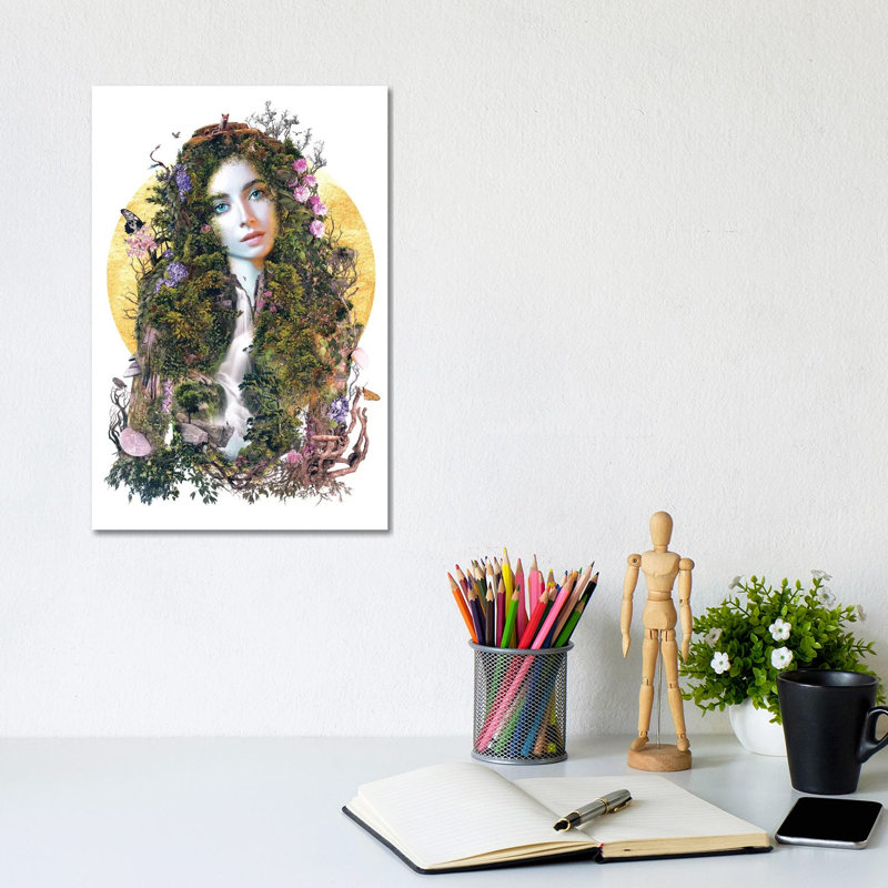 Mother Gaia by Barrett Biggers - Wrapped Canvas Print, 20.32 cm H x 30.48 cm W