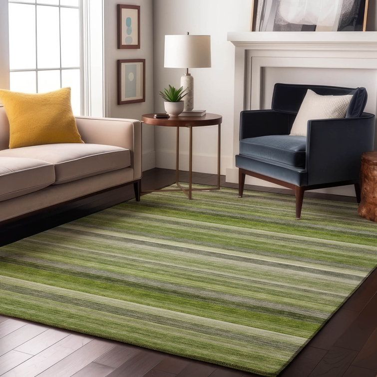 Premium Machine Washable Cerrito AMF535 Fern Rug