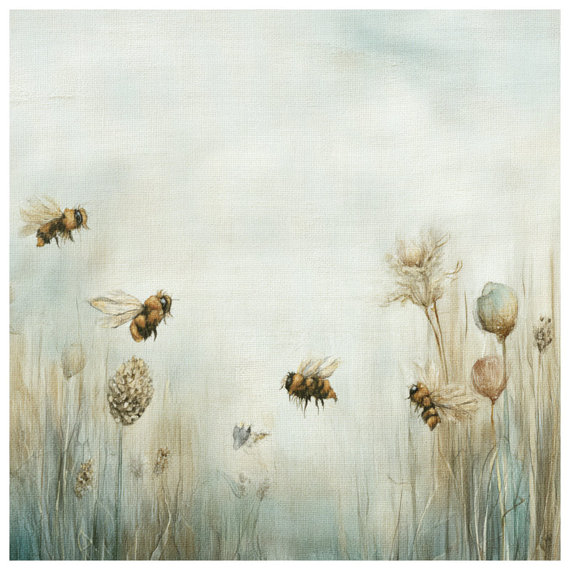 Rideaux de douche Bees In Meadow, L 70 po x H 84 po