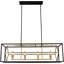 Lustre rectangulaire en métal 8 lumières Guzik-230328374