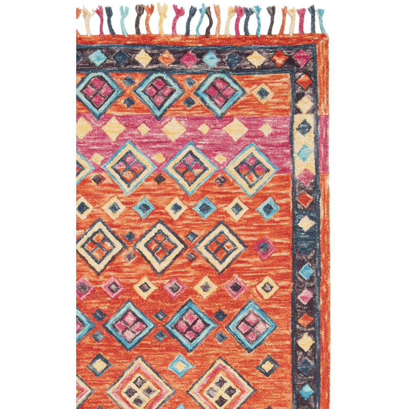 Tapis en laine touffeté à la main Vahakn, Rectangle 6 pi x 9 pi