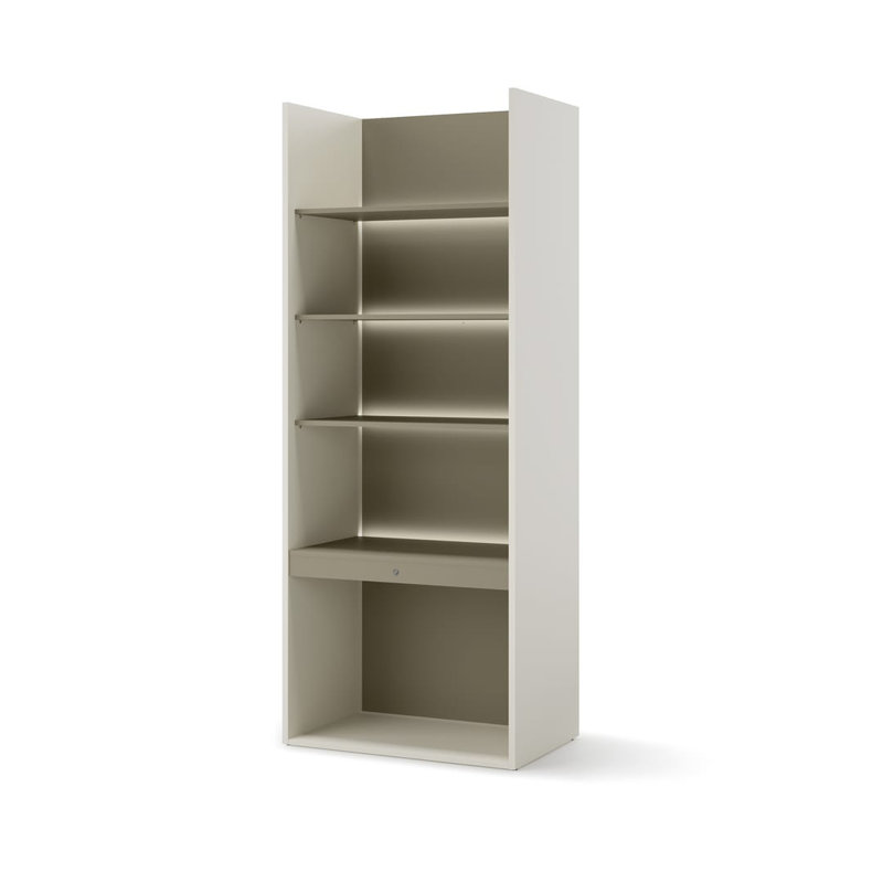 Sulaf 216cm H x 85cm W Book Cabinet Bookcase