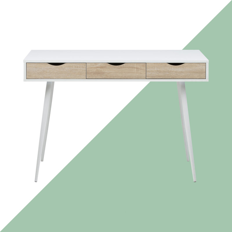 Casson Writing Desk, Oak/White