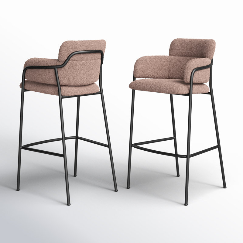 Tabouret de bar et de comptoir Kidman, Brun, Tabouret de bar (siège d'une hauteur de 29,9 po)