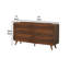 Commode double 6 tiroirs Karalynne