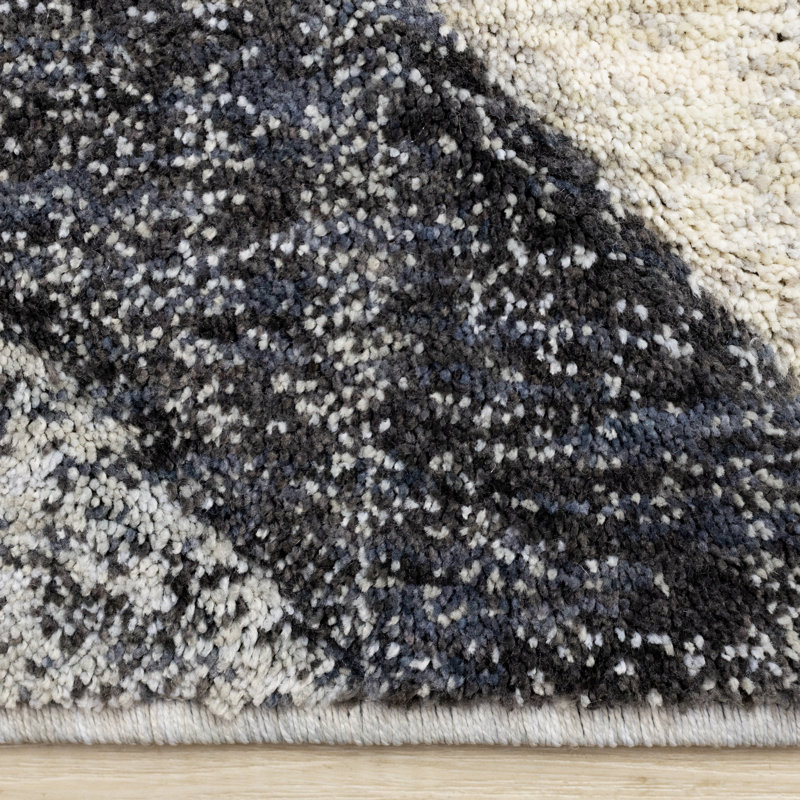 Tapis à motif géométrique Elaris, Rectangle 7 pi 10 po x 10 pi 6 po