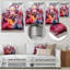 Popart rose sac glamour - décoration murale mode en métal-323221486