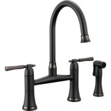 Bridge Kitchen Faucet With Side Spray