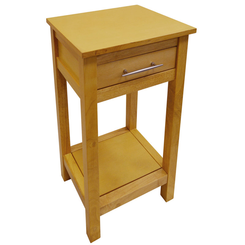 New Paltz Solid Wood End Table, Natural