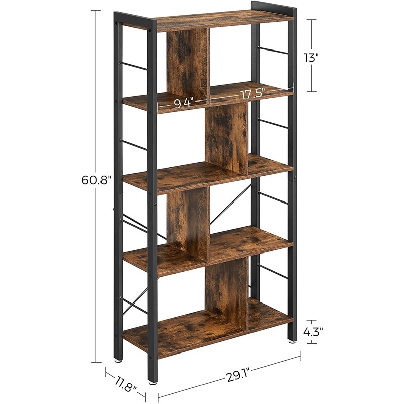 Millwood Pines Hasting Etagere Bookcase & Reviews | Wayfair