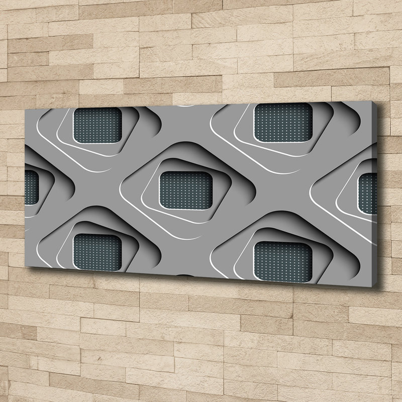 3D Abstraction 1 Piece Wall Art on Canvas