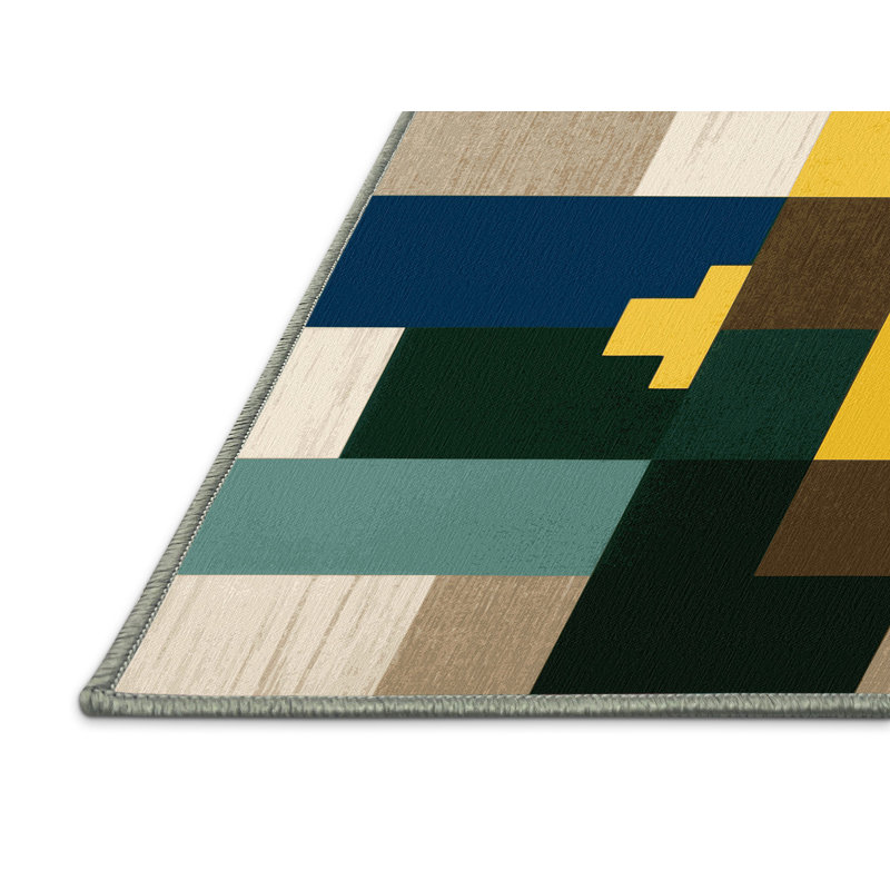Angular Earth Rug, Rectangle 8' x 12'