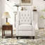 76cm Wide Modern Push Back Recliner with Tufted Back and Rivets-1453165272