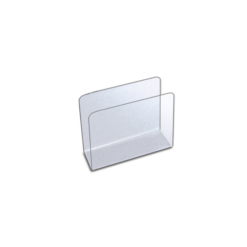 Clear Acrylic Desk File Holder- Small, 4-Pack