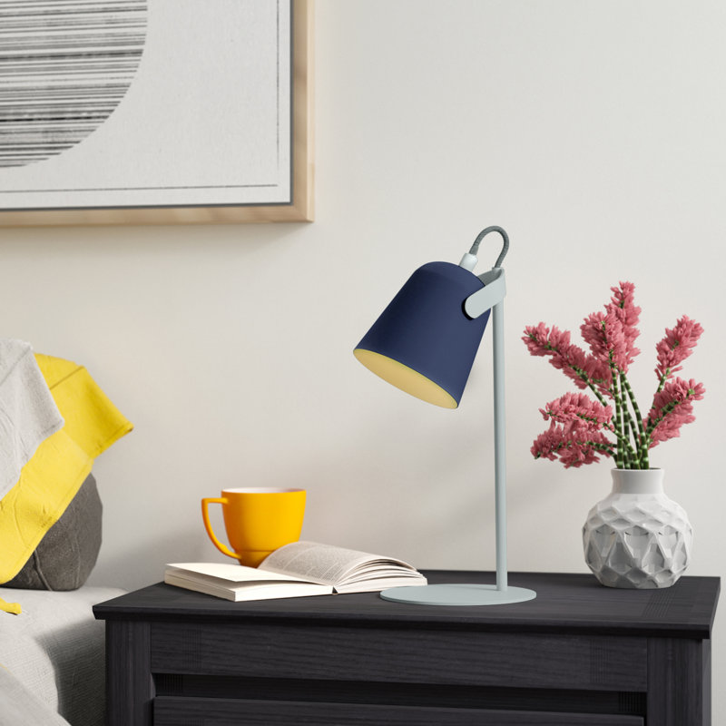 Addilyn Metal Desk Lamp, Blue