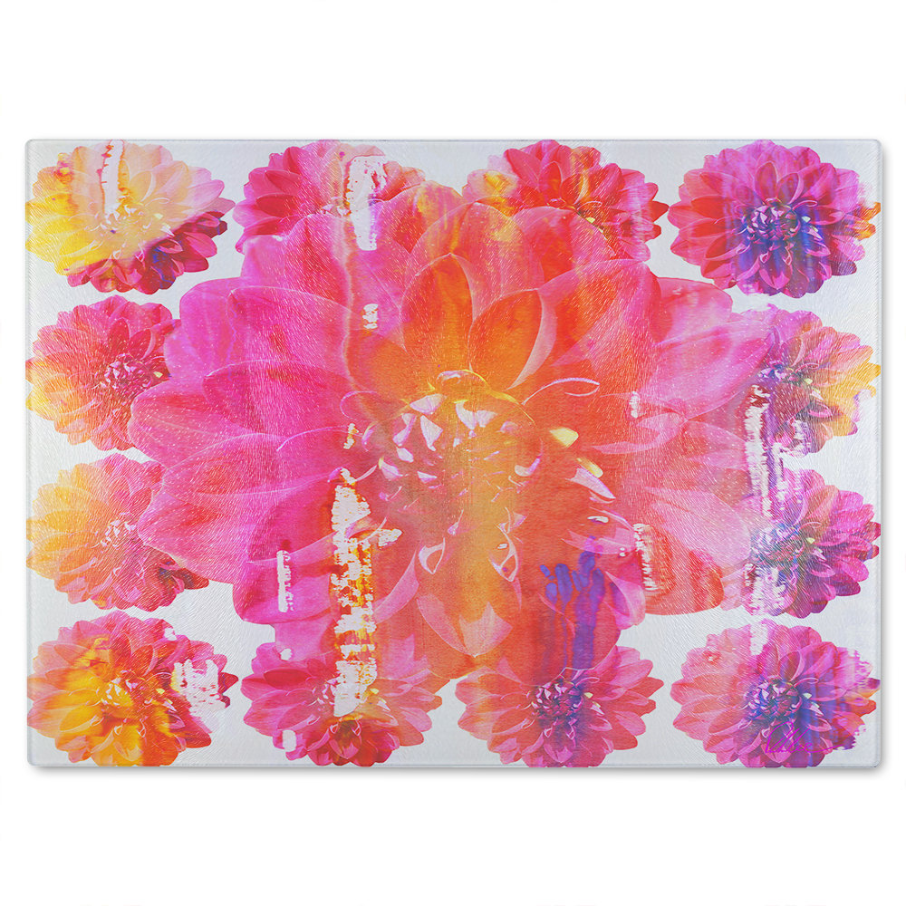 Blossom Glass Chopping Board