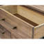 Table de chevet en bois massif à 2 tiroirs Generose