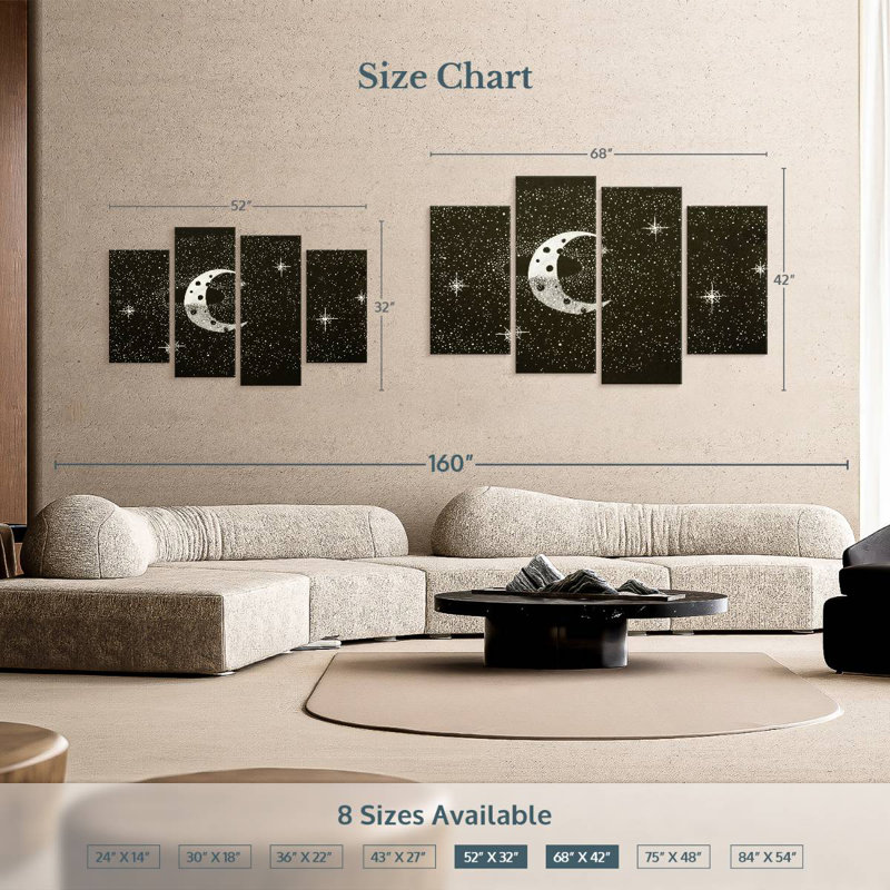 Oberle Starry Crescent Moon