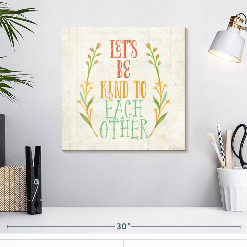 Be Kind Quote I, 16" H x 16" W