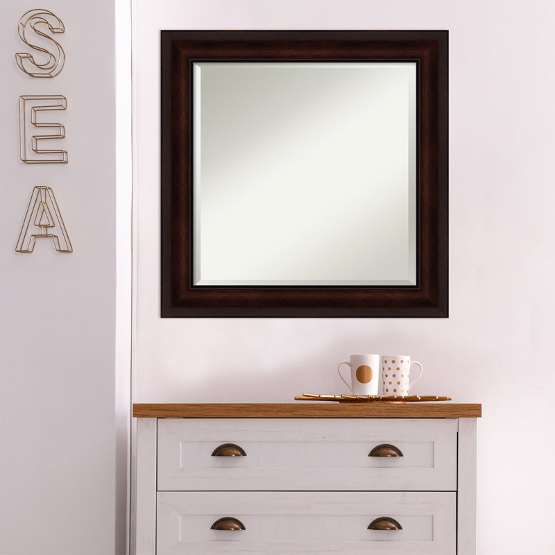 Gardnertown Flat Wall Mirror, 25.12" x 25.12"
