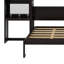 Grand lit escamotable mural avec bureau-990815604