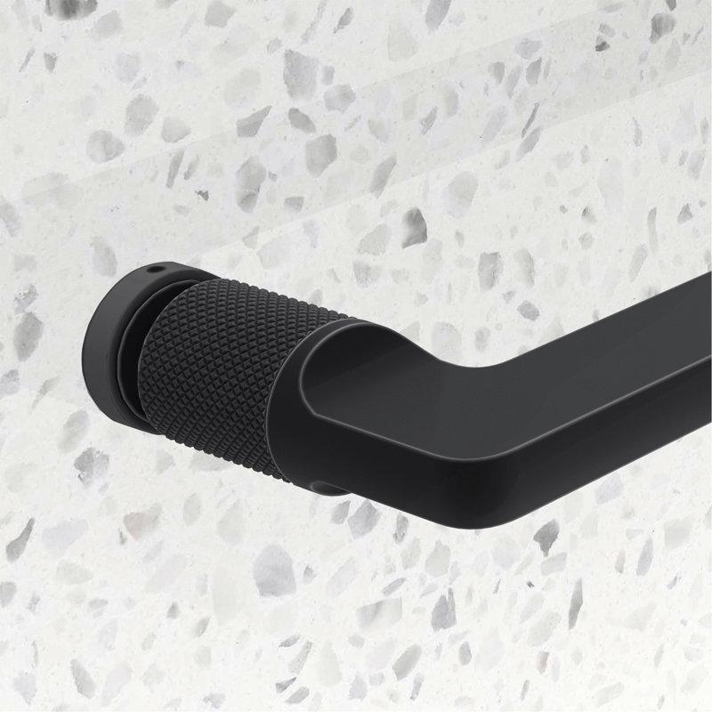 Porte de douche coulissante double sans cadre 76 po, cadre noir mat avec fermeture en douceur, verre trempé Nano de 8 mm facile à nettoyer, membrane antidéflagrante pour salle de bain