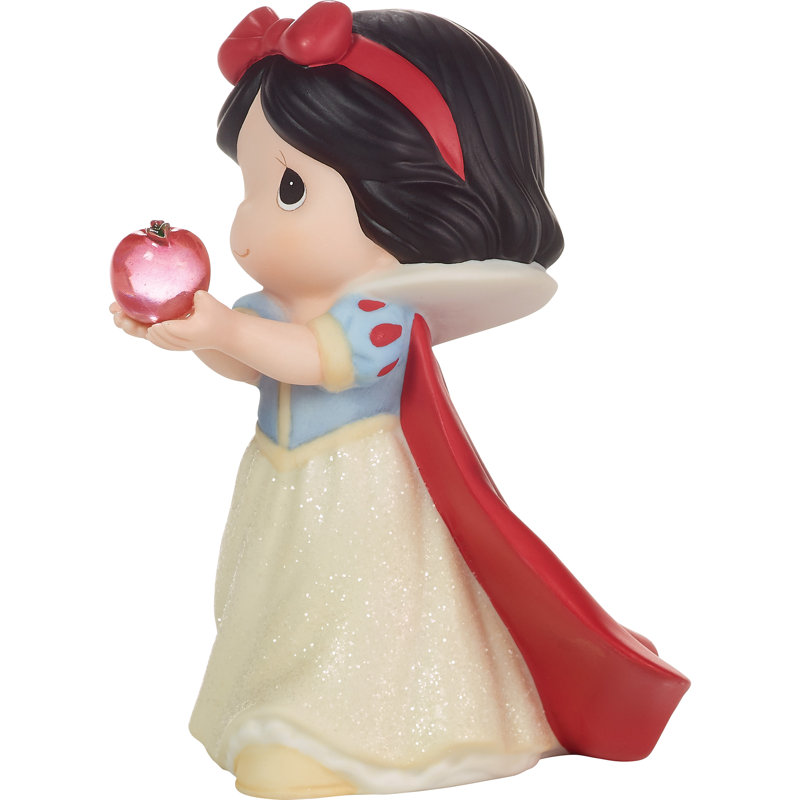 Precious Moments Disney Snow White Holding a Glass Apple Figurine 4.84 Inch
