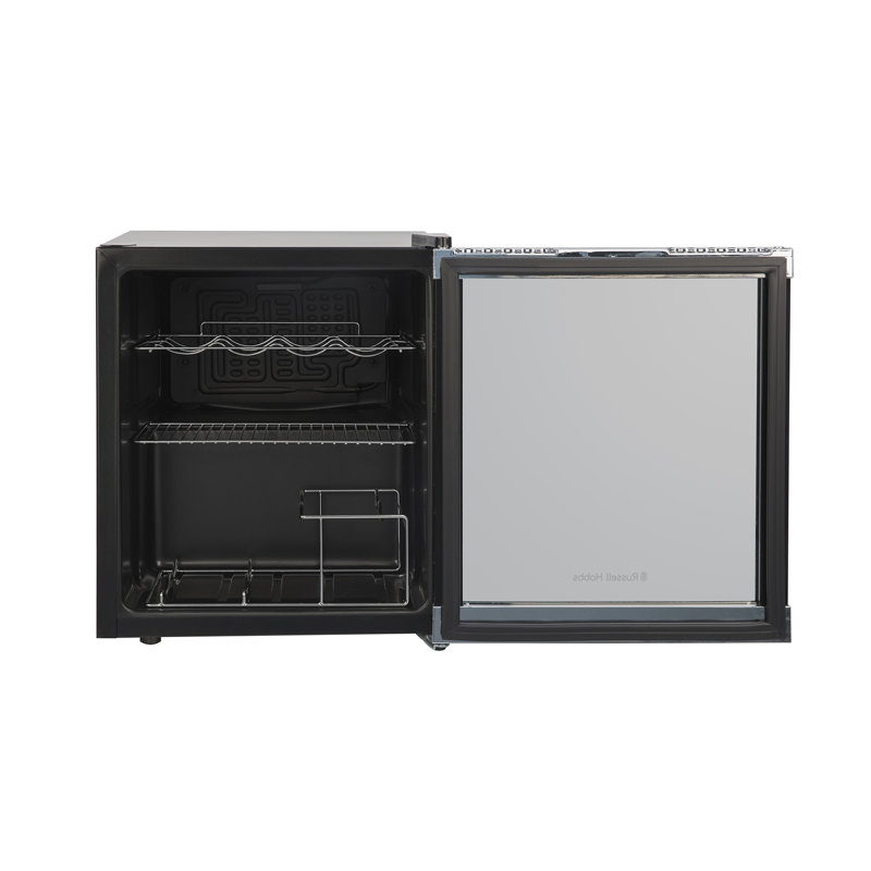 Russell Hobbs Rhgwc1b-c Black Glass Door Drinks & Wine Cooler