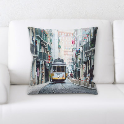Microsuede Reversible Throw Pillow
