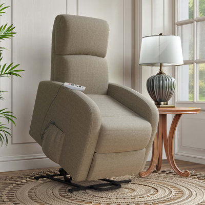 Foye Upholstered Polyester Power Recliner