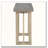59.1'' Painted Entryway Table Console Table-2050239047