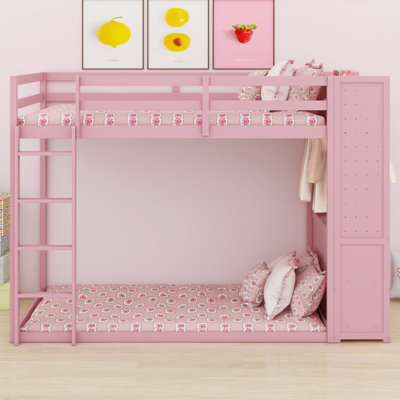 The Integrated Twin Bunk — Smart Storage & Wardrobe Bunk Bed