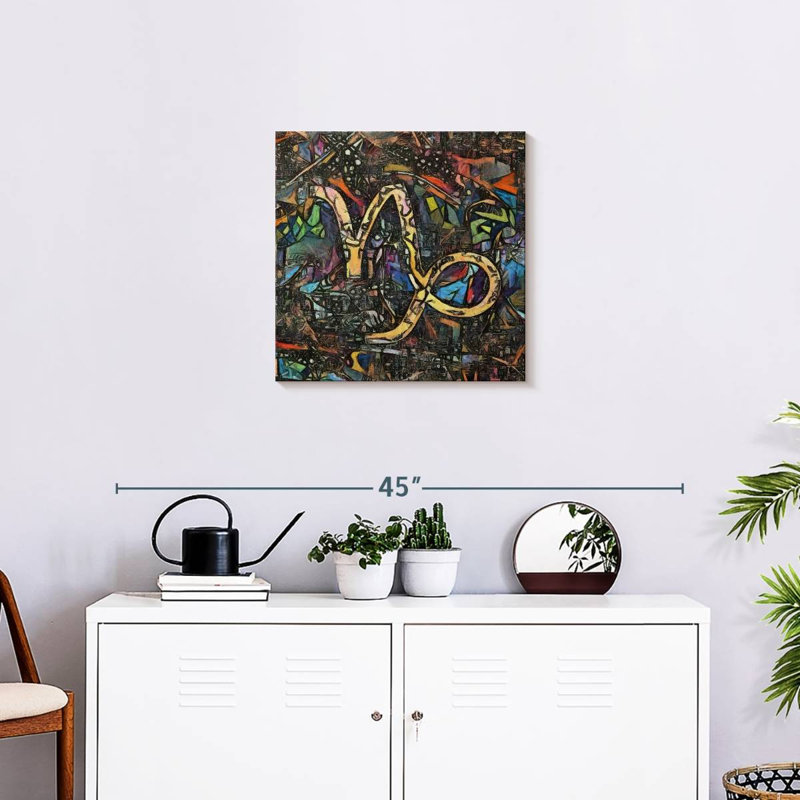 Adella Capricorn, 20" H x 20" W