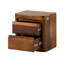 Toronto 50cm W Solid Wood Bedside Table-106669837