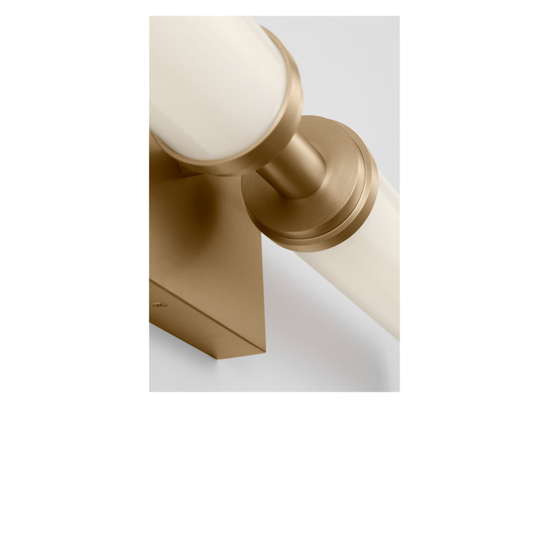 Coiffeuse Coles, H 5 po x l 30 po x P 3,87 po, Laiton satiné