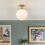 Plafonnier semi-encastré 1 lumière Mid-Century