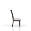 Chaise d'appoint rembourrée à dossier en échelle