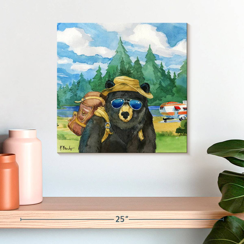 Ketti A Happy Camper II, H 16 po x l 16 po