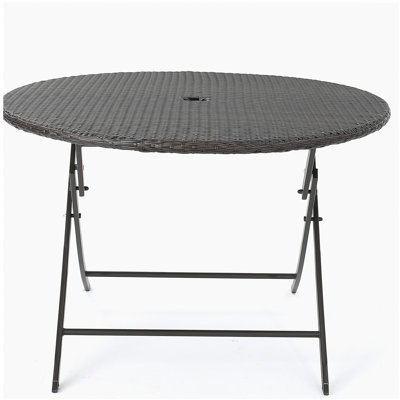 RIAD ROUND FOLDABLE DINING TABLE